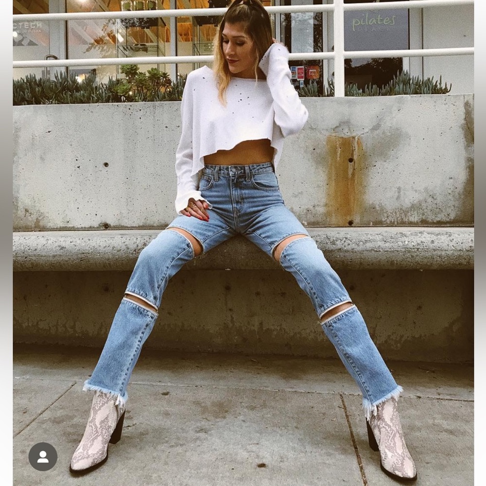 Carmar Zipper Jeans